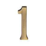 M Marcus Heritage Brass Numeral 1 - Concealed Fix 76mm